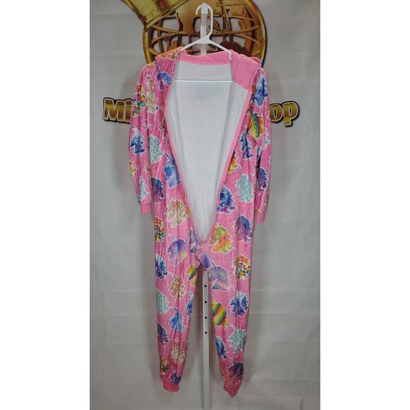 Children’s Place Pink Unicorn Fleece One Piece XL 14 - Picture 4 of 4
